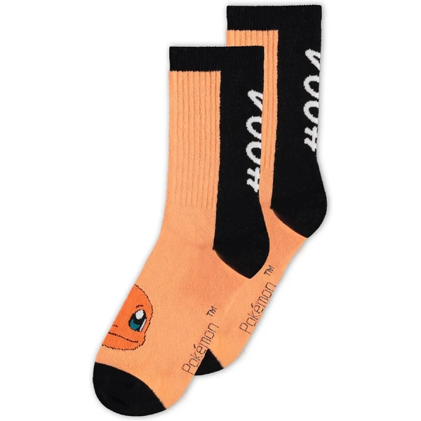 Ponožky Pokémon - Gengar, Charmander a Eevee 35/38 (3 páry) - Ponožky - Obrázok XX55000601