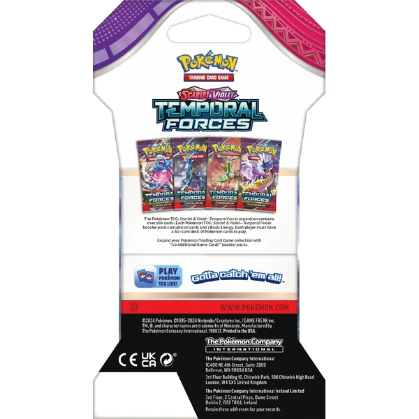 Pokémon TCG: SV05 Temporal Forces - 1 Blister Booster - Pokémon karty - Obrázok Y09H000L01