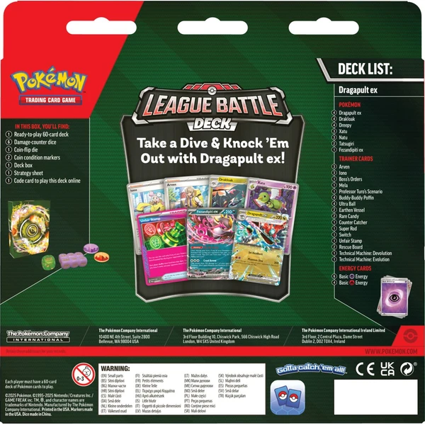 Pokémon TCG: Dragapult ex League Battle Deck - Pokémon karty - Obrázok Y17F000J01