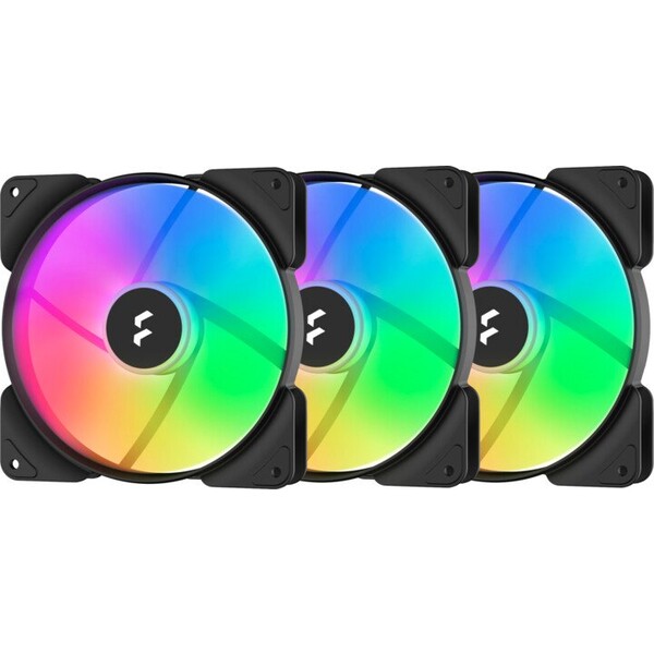 E-shop Fractal Design Aspect 14 RGB Black Frame 3-pack