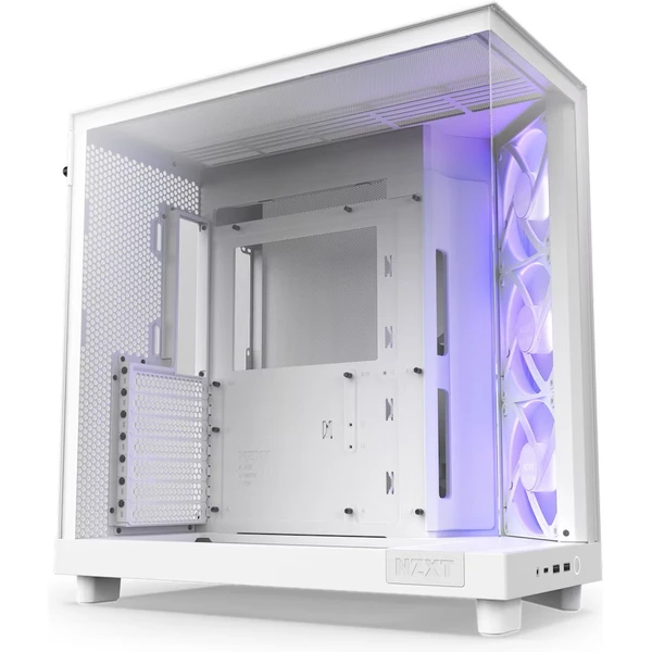 NZXT H6 Flow RGB biela - Počítačové skrine - Obrázok Y6EA000N01