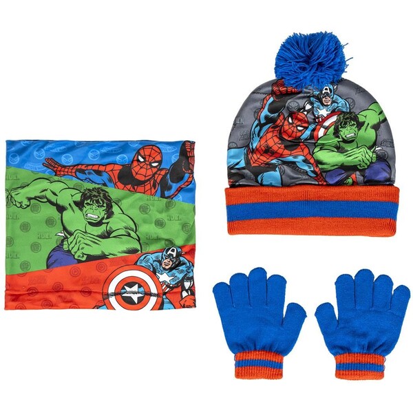 E-shop Zimný set čiapky, nákrčník a rukavice Marvel - Avengers