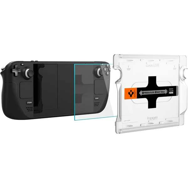 Spigen Glass tR EZ Fit tvrdené sklo pre Steam Deck - Ochranné fólie a sklo - Obrázok Y8K4G00101