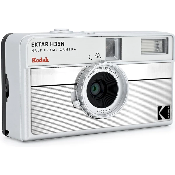 Kodak EKTAR H35N Striped Analógový fotoaparát strieborný - Fotoaparáty - Obrázok YDO0000L01