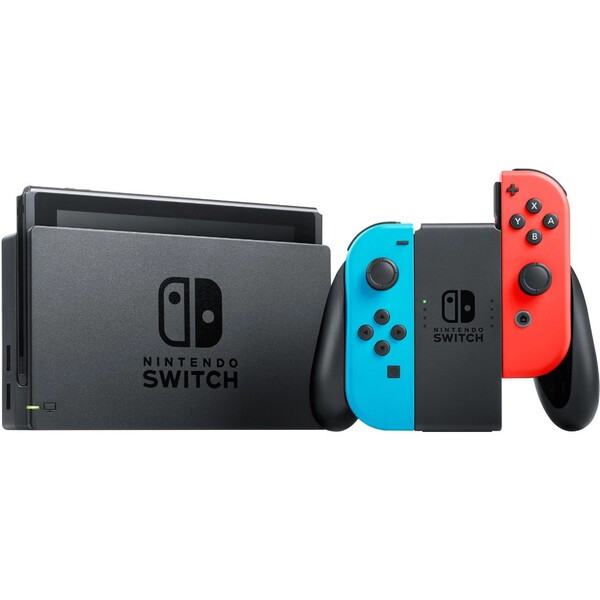 E-shop Nintendo Switch konzola červená/modrá