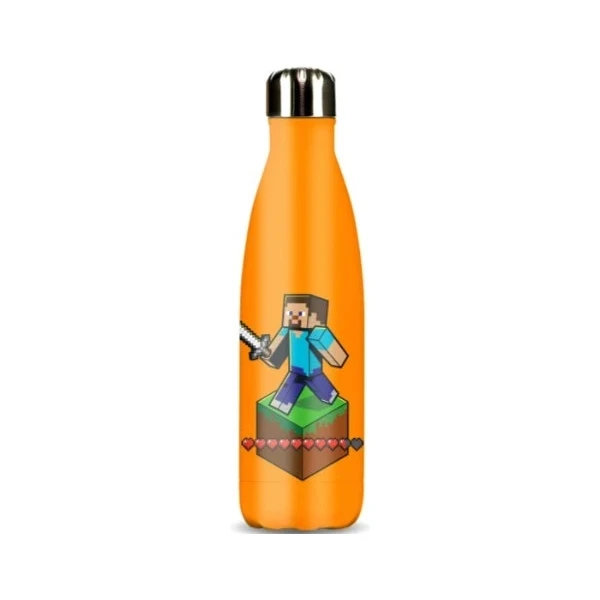 Fľaša Minecraft nerez 600 ml - Fľaše - Hlavný obrázok
