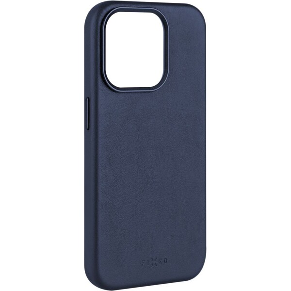 E-shop FIXED MagLeather kožený kryt s MagSafe Apple iPhone 15 Pro Max modrý