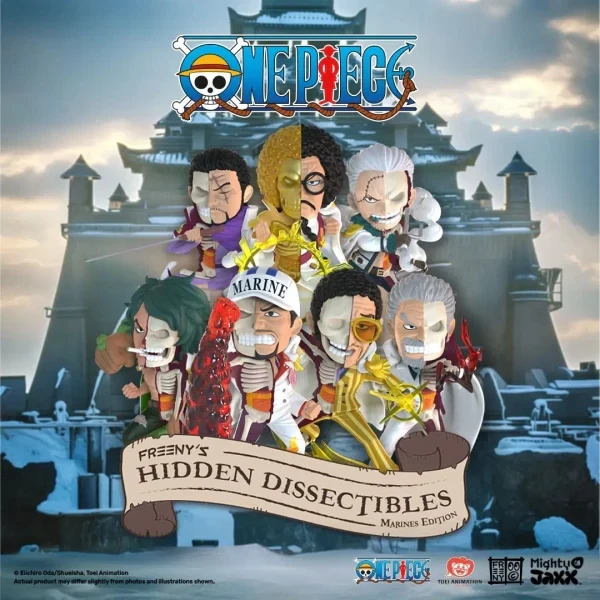 Blindbox figúrka Mighty Jaxx Freeny's Hidden Dissectibles One Piece Series 8 - Marines Edition - Figúrky - Obrázok Z35G000J01
