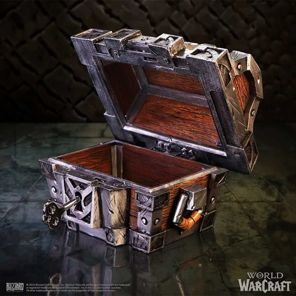 Chest Box Nemesis Now World of Warcraft – Silverbound 13,2 cm - Dekorácie - Obrázok Z9BF000P01