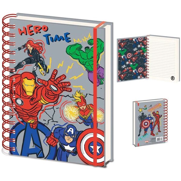 E-shop Blok A5 krúžkový Avengers - Hero