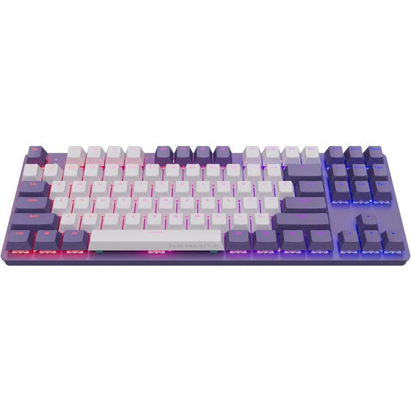 Dark Project One KD87A Skeleton Violet/White / ABS top print / G3MS Mechanical Sapphire (ENG) - Klávesnice - Obrázok ZLT9700301