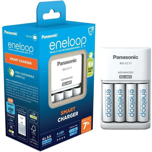 E-shop Panasonic Eneloop nabíjačka batérií AA/AAA 4xR6 2000mAh