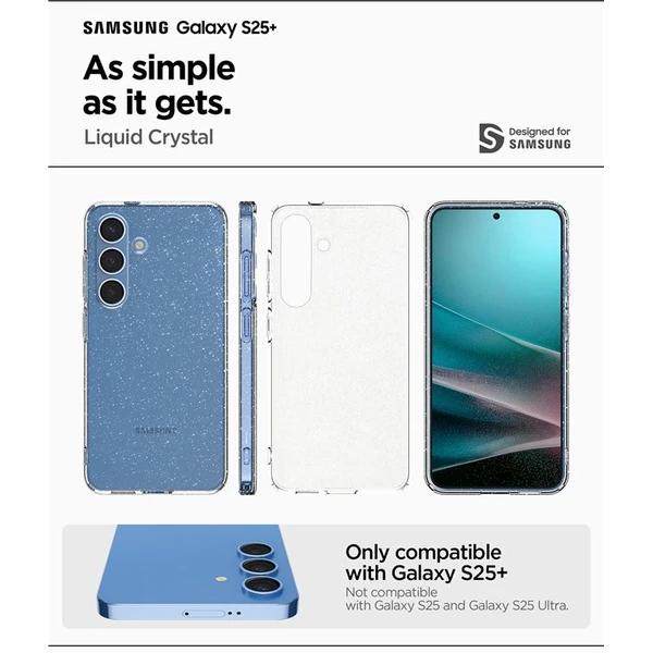 Spigen Liquid Crystal Glitter kryt Samsung Galaxy S25+ trblietavý - Puzdra - Obrázok a373cbe54f2c4a55a3451400846d0163