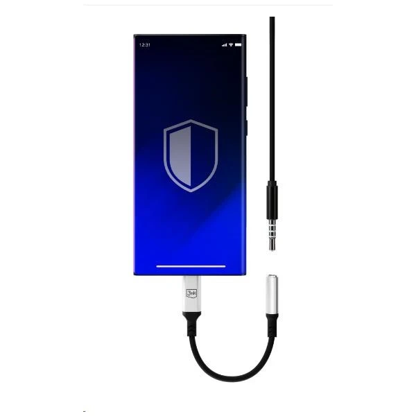 3mk redukcia USB-C/3,5mm 0,15 m čierna - Káble a redukcie - Obrázok a6766c6308b64a5287667ba636177db2