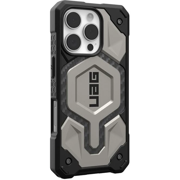 UAG Monarch Pro Magsafe kryt iPhone 16 Pro titánový - Puzdra - Obrázok a814ea689f3746659aea93697877ffec