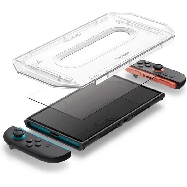 Spigen Glass tR EZ Fit 2 Pack tvrdené sklo Nintendo Switch 2 (2 ks) - Ochranné fólie a sklo - Obrázok b7ba059db7024b92ac74498e0a7eaa01