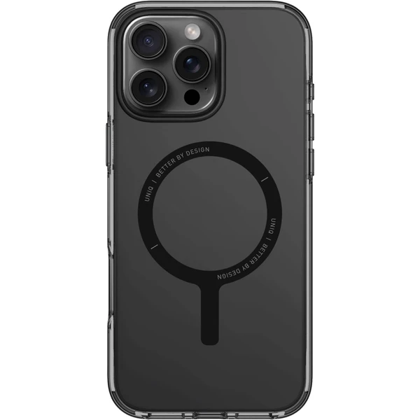 UNIQ Clario (ECO) MagClick kryt s MagSafe iPhone 16 Pro Max dymový - Puzdra - Obrázok c37cd7728e9e4496b21d732d655b6deb