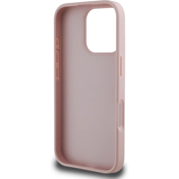 Guess PU Grained 4G Metal Logo kryt iPhone 16 Pre Max ružový - Puzdra - Obrázok ca4f56f4d7094096865fac55a543979d
