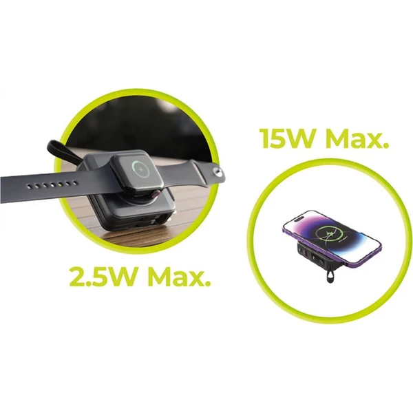 Mobilná externá batéria a cestovná nabíjačka, kábel Lightning/USB-C, MagSafe čierna - Powerbanky - Obrázok cfb2dfb91b3644efbe89234366a4560a