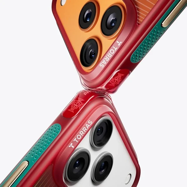 Torras Ostand Q3 Air World Cup Limited MagSafe kryt iPhone 17 Pro red & green - Puzdra - Obrázok d_04cde61e63dc4d6ca821903027d6dd35