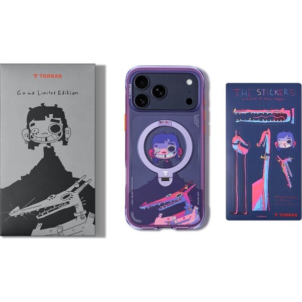 Torras Ostand Q3 Air Gawx Limited MagSafe kryt iPhone 17 Pro Max Neon night muse - Puzdra - Obrázok d_5534c01a39974e46a27f141d28f906a6