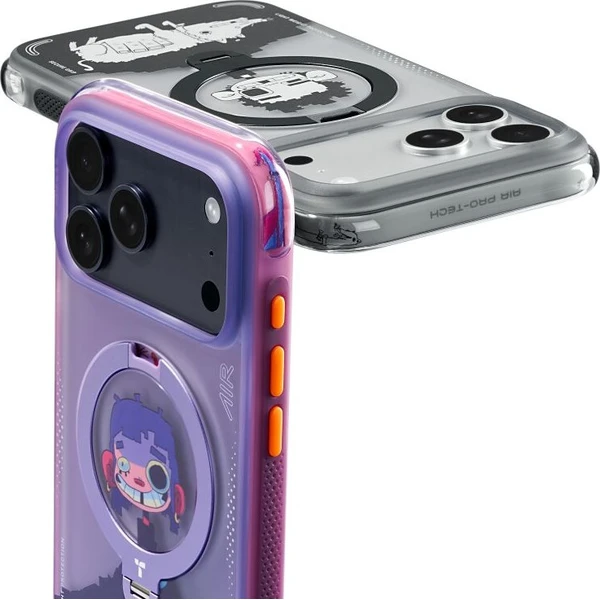Torras Ostand Q3 Air Gawx Limited MagSafe kryt iPhone 17 Pro Neon night muse - Puzdra - Obrázok d_7ad550d679c643ea8f51a3ce145fab9a