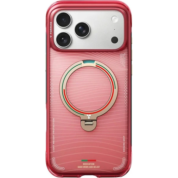Torras Ostand Q3 Air World Cup Limited MagSafe kryt iPhone 17 Pro Max red - Puzdra - Obrázok d_ca0af86520ca406487559593b3eb1ca1