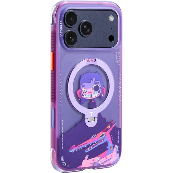 Torras Ostand Q3 Air Gawx Limited MagSafe kryt iPhone 17 Pro Max Neon night muse - Puzdra - Obrázok d_ca83807a02be48a0bd0b3acc56192f1e