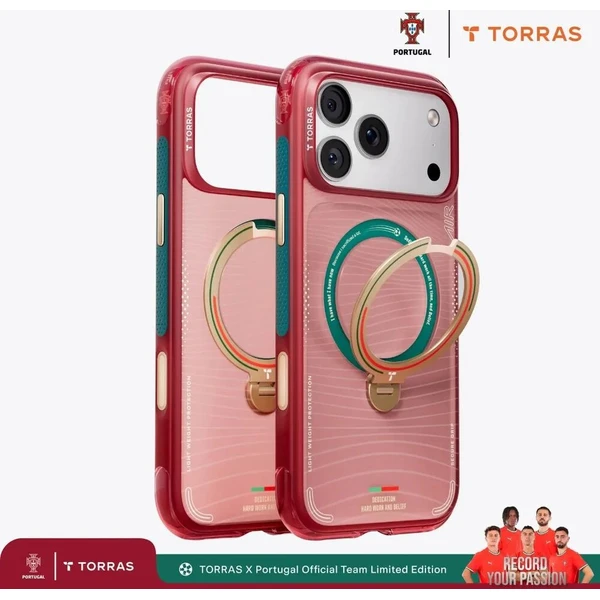 Torras Ostand Q3 Air World Cup Limited MagSafe kryt iPhone 17 Pro red - Puzdra - Obrázok d_e7262f310445478980c9d0e28173288a