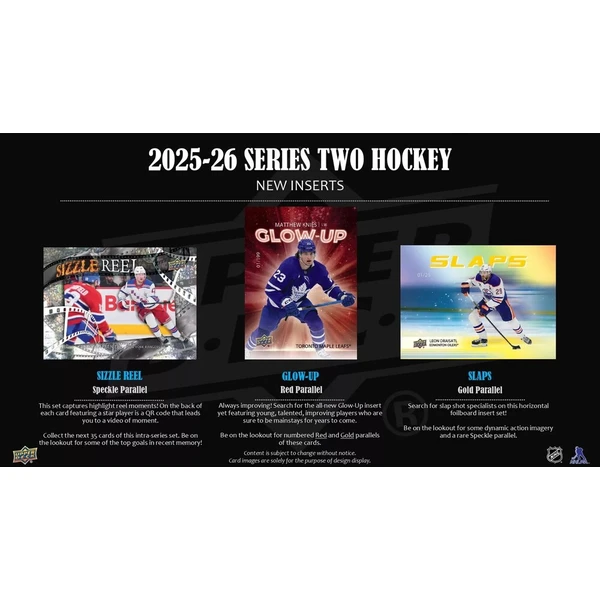 Hokejové karty 2025-26 Upper Deck Series 2 Hockey Hobby Box - Hokejové karty - Obrázok d_e95ad6592e87497a8c9217a3fcbffac5