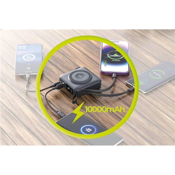 Mobilná externá batéria a cestovná nabíjačka, kábel Lightning/USB-C, MagSafe čierna - Powerbanky - Obrázok e1614059291d47d09eddbbc41f248aee