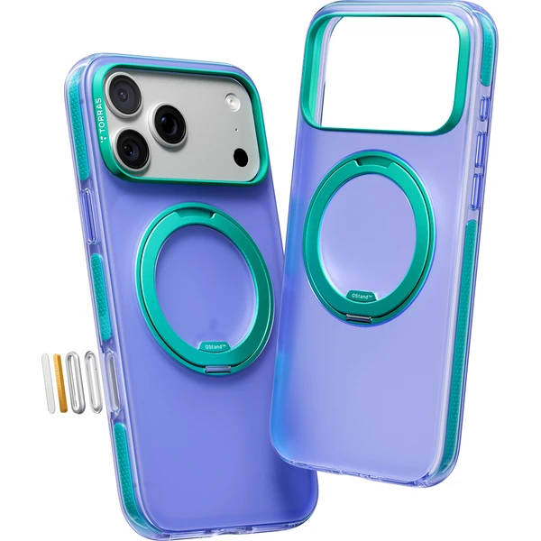 Torras Ostand O3 Hue MagSafe kryt iPhone 17 Pro Max indigo blue - Puzdra - Obrázok e72e00aad711428d9a4f7841f9ad13a8