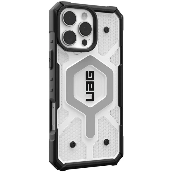 UAG Pathfinder Clear Magsafe kryt iPhone 16 Pro Max biely - Puzdra - Obrázok f214952824b9405da218e3471beeb621