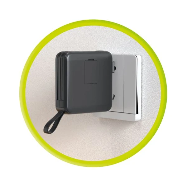 Mobilná externá batéria a cestovná nabíjačka, kábel Lightning/USB-C, MagSafe čierna - Powerbanky - Obrázok f91d58eaeef3489eb744fbe2a7dec658