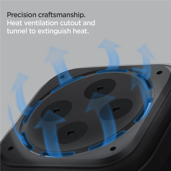 Spigen Silicone Fit Mount silikónový držiak pre Apple TV 4K 3th Gen (2022) čierny - Držiaky - Obrázok fa2c2488574f48c1bbac21b0a3deb435